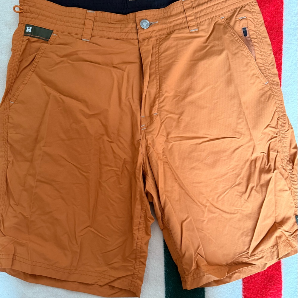 Howler Brothers Orange Cargo Shorts
